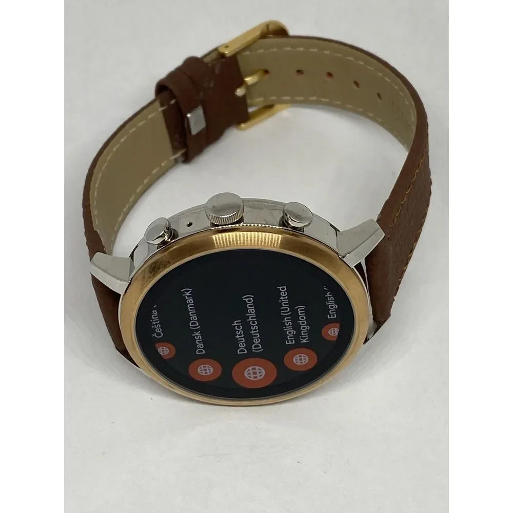 Fossil Gen 4 Authentic Digital Dial Smart Watch Custom Band FTW6016 DC86